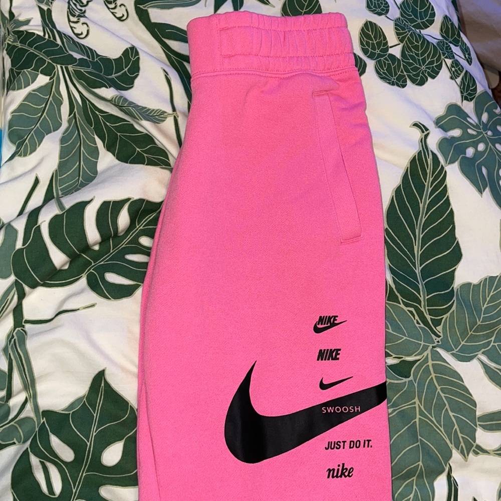 Pink Nike joggers